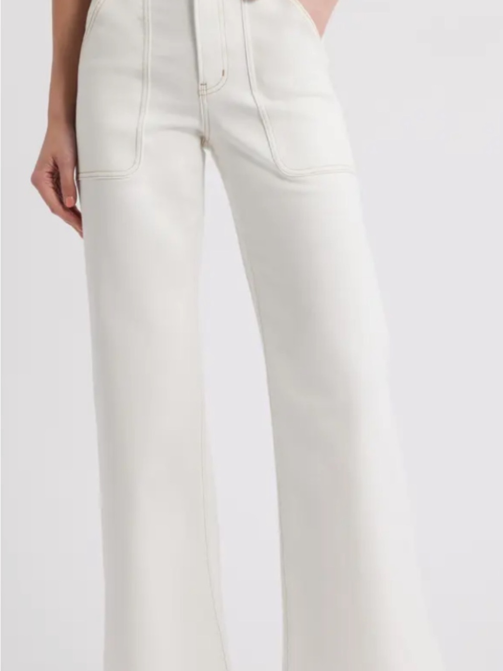 Hudson Jeans White Boot Cut Jeans
